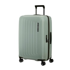 SAMSONITE Mala de Viagem / Trolley Média 69cm 4R Exp. Nuon Verde Mineral Metálico | Ref. 92KF000324