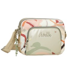 ANEKKE Bolsa de Tiracolo 2C Média Alma Smart Pack Dourada | Ref. 280.40603-516