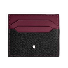 Porta-Cartões 6CC MONTBLANC Extreme 3.0 Preto/Cassis | Ref. 238.199420