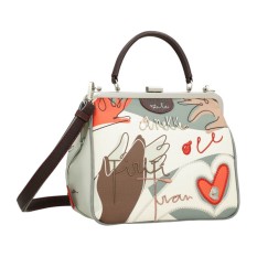 ANEKKE Bolsa de Tiracolo tipo Doutor Alma Olé Azul | Ref. 280.40763-429