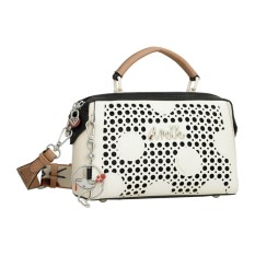 ANEKKE Bolsa de Tiracolo 2C Alma Lunares Branca | Ref. 280.40723-443
