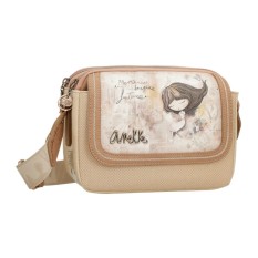 ANEKKE Bolsa de Tiracolo com Aba Memories Castanha | Ref. 280.40803-349
