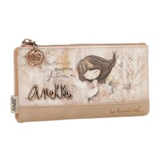 ANEKKE Carteira Grande Flexível RFID Memories Castanha | Ref. 280.40809-907
