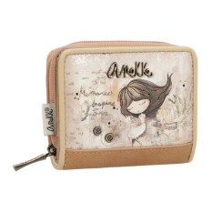 ANEKKE Carteira Pequena RFID Alma Memories Castanha | Ref. 280.40809-903
