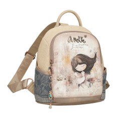 ANEKKE Mochila de Senhora Anti-Roubo Memories Azul | Ref. 280.40805-283
