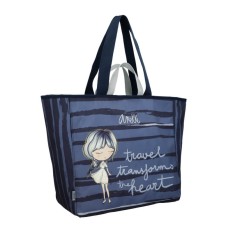 ANEKKE Saco de Praia Grande Whispers Azul Escuro | Ref. 280.40484-222