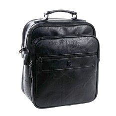 Bolsa de Tiracolo Grande c/ Pega MATTIES Nappa Preta | Ref. 132.4012120