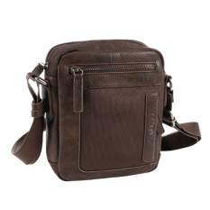 Bolsa de Tiracolo Pequena MATTIES Nylon Sport Castanha | Ref. 132.4019480