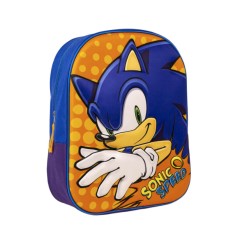 Mochila Infantil 31cm SONIC 3D 2100004344 Azul Escuro | Ref. 299.2100004344