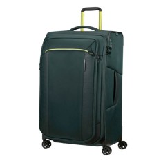 SAMSONITE Mala Viagem / Trolley Grande 79cm Exp. Respark Verde Petróleo Escuro | Ref. 92.143331-5257