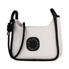 Mala de Tiracolo Pequena LOIS Duluth Branco/Preto | Ref. 237.32563001