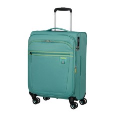 AMERICAN TOURISTER Mala de Cabine 55cm 4R Exp. AeroSpin Turquesa | Ref. 92.153536-A644