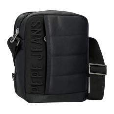 Bolsa de Tiracolo Grande 2C PEPE JEANS Ancor Preta | Ref. 186.7015542