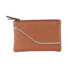 Porta-Moedas/Cartões Duplo de Senhora MATTIES Curve Line Camel | Ref. 132.1818512