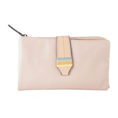 Carteira Grande Flexível RFID MATTIES Colour Strap Bege | Ref. 132.1821033