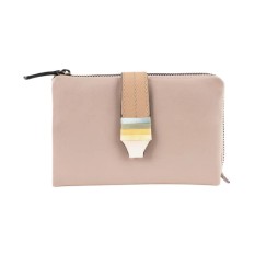 Carteira Média Flexível RFID MATTIES Colour Strap Bege | Ref. 132.1821133