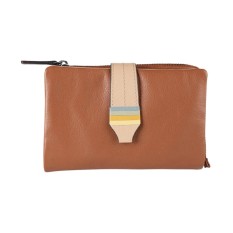 Carteira Média Flexível RFID MATTIES Colour Strap Camel | Ref. 132.1821112