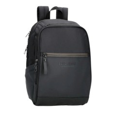 Mochila para Portátil 13.3" 2C Adapt. PEPE JEANS Sail Up Preta | Ref. 186.7172141