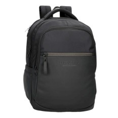 Mochila para Portátil 15.6" 2C Adapt. PEPE JEANS Sail Up Preta | Ref. 186.7172341