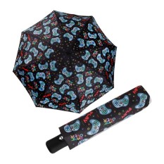 Guarda-Chuva iTOTAL Dobrável Duomatic Let's Play Preto | Ref. 343.XL2039C