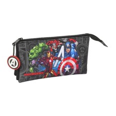 Estojo Escolar Triplo AVENGERS Vendetta Cinzento | Ref. 248.812579744