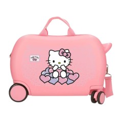 Mala de Viagem Infantil ABS 4R Easyjet HELLO KITTY Hearts & Dots Rosa | Ref. 186.2031041