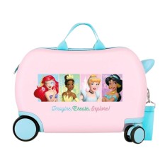 Mala de Viagem Infantil ABS 4R Easyjet PRINCESAS Imagine Rosa Claro | Ref. 186.2061041