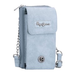 Carteira Bolsa e Porta Telemóvel PEPE JEANS Jana Azul Claro | Ref. 186.7145342