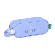 Estojo Escolar Duplo BENETTON Lila Roxo Lilás | Ref. 248.812551513