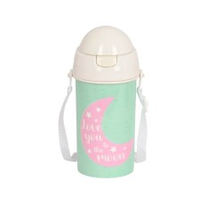 Garrafa 500ml Abertura Aut. c/ Palhinha BLACKFIT8 Moon Verde Menta | Ref. 248.342340899