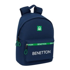Mochila para Computador 14.1” 42Cm BENETTON Green Azul Marinho | Ref. 248.642513819