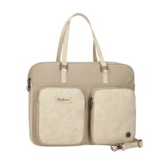 Pasta para Computador 15.6” 2C Adapt. PEPE JEANS Jana Bege | Ref. 186.7146041