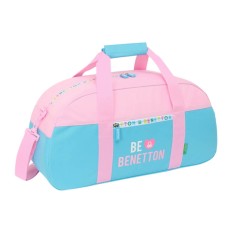Saco de Desporto 50Cm BENETTON Unique Azul/Rosa | Ref. 248.712552611