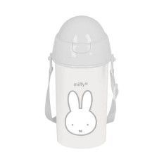 Garrafa 500ml Abertura Aut. c/ Palhinha MIFFY Niebla Cinza | Ref. 248.312491899