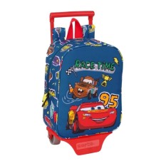 Mochila de Criança 28Cm c/ Carro CARS Racing Azul Marinho | Ref. 248.612511280