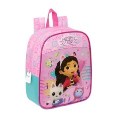Mochila de Criança Adap. 27Cm GABBY’S Dollhouse “Party” Rosa | Ref. 248.612427232