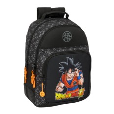 Mochila Escolar Adap. 42Cm 2C DRAGON BALL Combat Preta | Ref. 248.622522773