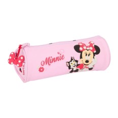 Estojo Escolar Redondo MINNIE Naive Rosa Claro | Ref. 248.812512026