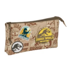 Estojo Escolar Triplo JURASSIC WORLD Castanho | Ref. 248.812463744