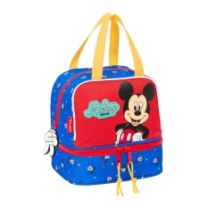 Lancheira com Alças MICKEY Good Day Azul