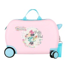 Mala de Viagem Infantil ABS 4R Easyjet MINNIE Florals Rosa | Ref. 186.2411021