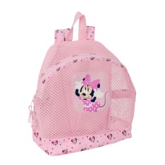 Mochila Anti-Areia 24Cm MINNIE Naive Rosa Claro | Ref. 248.622412610