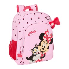 Mochila Escolar Júnior Adap. 38Cm MINNIE Naive Rosa Claro | Ref. 248.612512640
