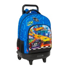 Mochila Grande 45Cm Compacta 2R HOT WHEELS Let's Race Azul | Ref. 248.612538918