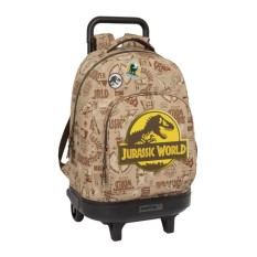 Mochila Grande 45Cm Compacta 2R JURASSIC WORLD Castanha | Ref. 248.612463918
