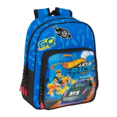Mochila Infantil Adap. 33Cm HOT WHEELS Let's Race Azul | Ref. 248.612538524