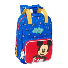 Mochila Infantil com Alças Adap. 28Cm MICKEY Good Day Azul | Ref. 248.612514765