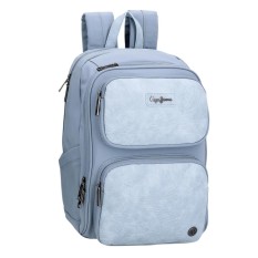 Mochila para Portátil 13.3” 2C Adapt. PEPE JEANS Jana Azul Claro | Ref. 186.7142142
