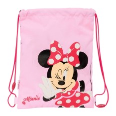 Mochila Saco Júnior 34Cm MINNIE Naive Rosa Claro | Ref. 248.612514855