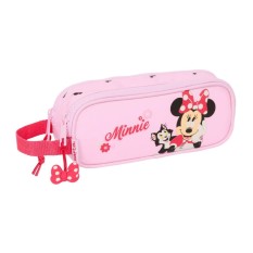 Estojo Escolar Duplo MINNIE Naive Rosa Claro | Ref. 248.812512513